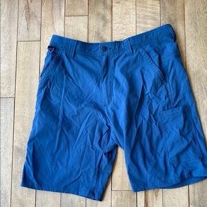 Wrangler Riggs Workwear Shorts Men Size 38 Cargo Army Green Ripstop Relaxed Fit